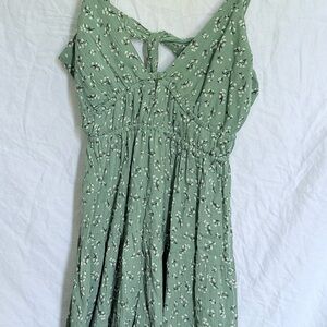 Angie Green Floral Dress